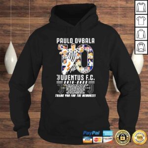 Hoodie Paulo Dybala Juventus FC 2015 2022 thank you for the memories shirt