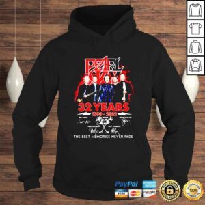 Hoodie Pearl Jam 32 Years 1990 2022 The Best Memories Never Fade shirt