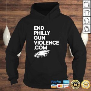 Hoodie Philadelphia Eagles end philly gun violence com shirt