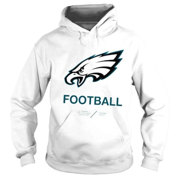 Philadelphia eagles infographic NFL shirt - Image 4