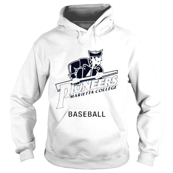 Pioneers Marietta College Baseball Name Drop Shirt - Image 4