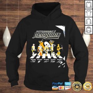 Hoodie Pittsburgh Penguins Crosby De Smith Domingue Guentzel Lemieux signature Abbey Road 2022 shirt