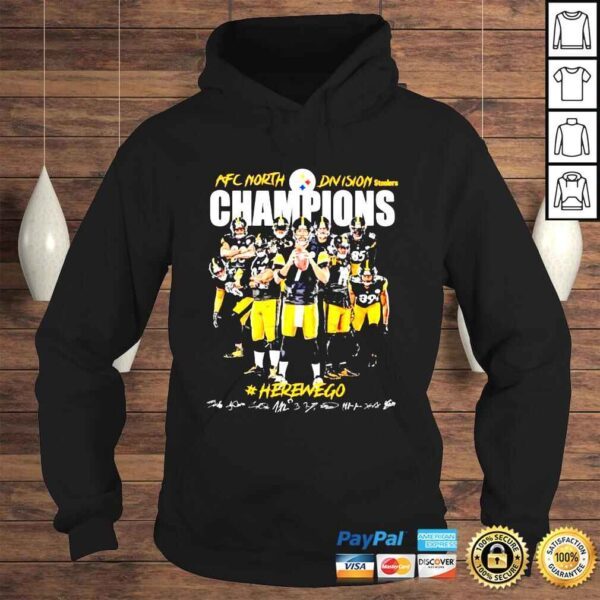 Pittsburgh Steelers Afc North Division Champions Here We Go Signature shirt - Image 4