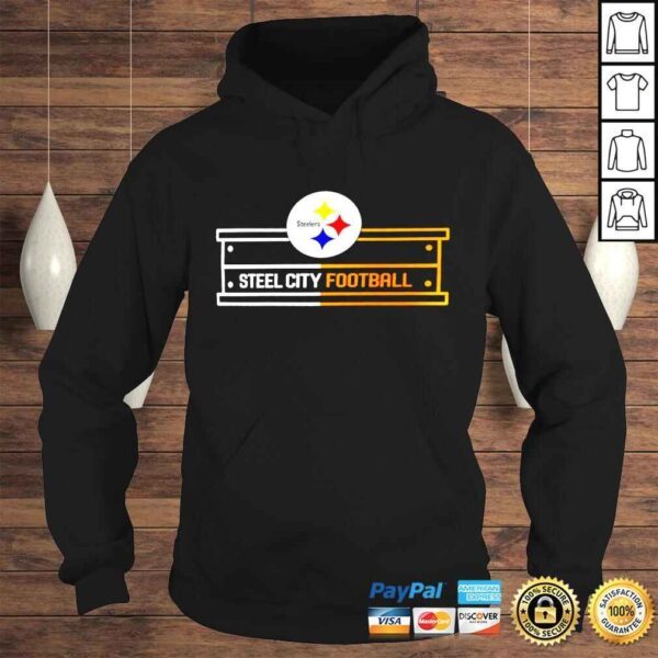 Pittsburgh Steelers Nike Essential Local Phrase Steel City Football shirt - Image 4