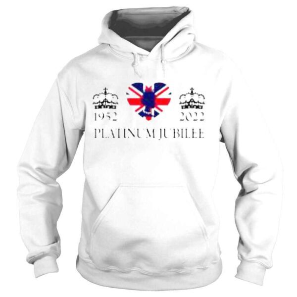 Platinum Jubilee 1952 – 2022 Celebration British Monarch Queen Elizabeth II Union Jack Royal Crown shirt - Image 4