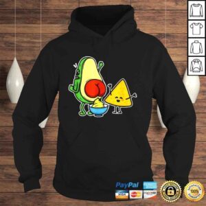 Hoodie Pooping Avocado Tortilla Chip Guacamole Poop Turd Vegan Shirt