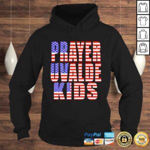 Hoodie Pray For Uvalde Texas Kids Flag America TShirt