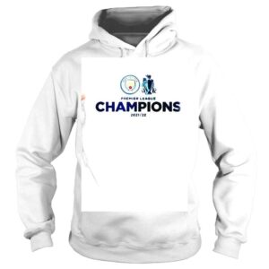 Hoodie Premier League Champions 2021 2022 Manchester City Shirt