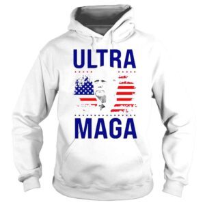 Hoodie President Donald Trump Ultra Maga American Flag Shirt