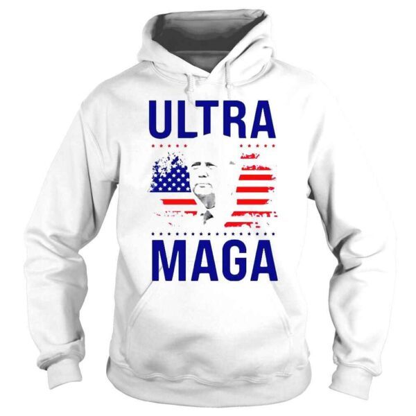 President Donald Trump Ultra Maga American Flag Shirt - Image 4