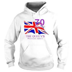 Hoodie Queen Elizabeths Platinum Jubilee Holiday Celebration 70 Years 1952 2022 Shirt