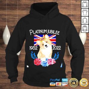 Hoodie Queen Elizabeths Platinum Jubilee Party Outfit 19522022 Union Jack Flag Corgi shirt