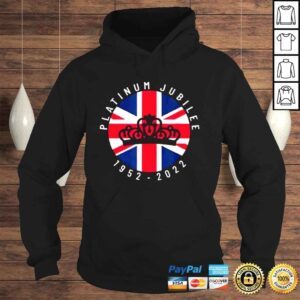 Hoodie Queen Platinum Jubilee British Flag 70 Year Celebration Shirt