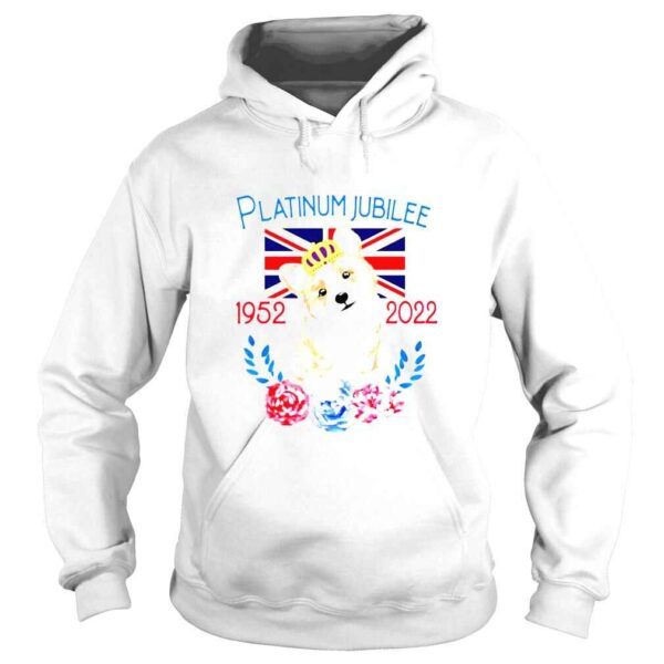 Queen corgi platinum jubilee 1952 2022 shirt - Image 4