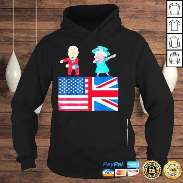 Queen iI dabbing elizabeth british flag and Joe Biden flossing shirt - Image 4