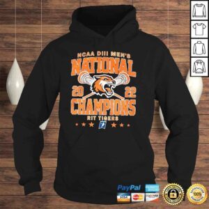 Hoodie RIT Tigers NCAA Division III Mens National Champions 2022 shirt