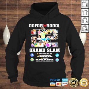 Hoodie Rafael Nadal 22 Grand Slam 20052022 Signature Shirt