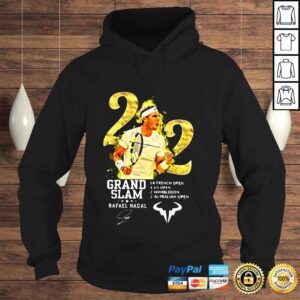 Hoodie Rafael Nadal 22 Grand Slam Signature Shirt