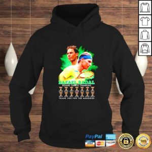 Hoodie Rafael Radal Roland Garros Champions thank you for the memories shirt