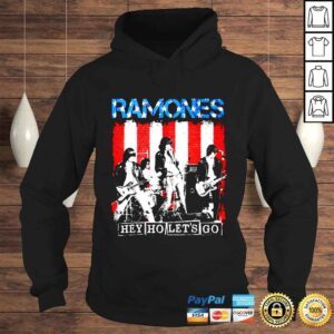 Hoodie Ramones hey ho lets go shirt