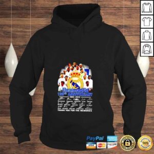 Hoodie Real Madrid 120th Anniversary 1902 2022 thank you for the memories shirt