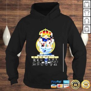 Hoodie Real Madrid FC 2022 UEFA Champions League We Have The DNA Of Chamions 20212022 Signatures Shirt