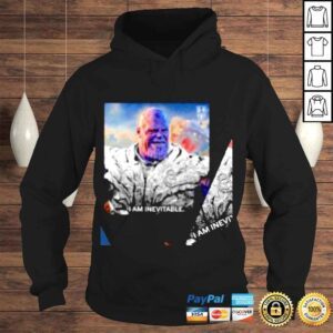 Hoodie Real Madrid Thanos I am inevitable shirt