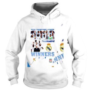 Hoodie Real Madrid UEFA Champions League 2022 Winners Real Madrid 1 0 Liverpool shirt