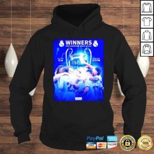 Hoodie Real Madrid Winners Champions League 2022 shirt