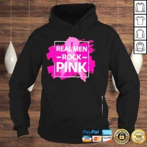 Hoodie Real Men Rock Pink Shirt