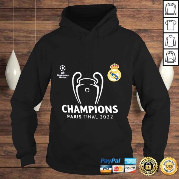 Real madrid mens UCL 2022 winner hoody hoddie - Image 4