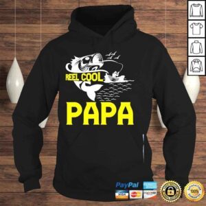 Hoodie Reel cool papa fishing dad fathers day shirt