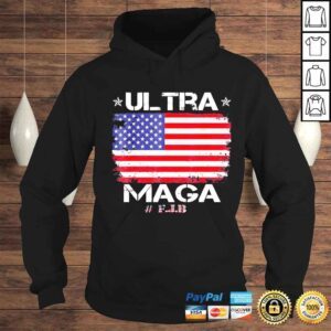 Hoodie Retro American flag antI Joe Biden ultra maga patriotic usa shirt