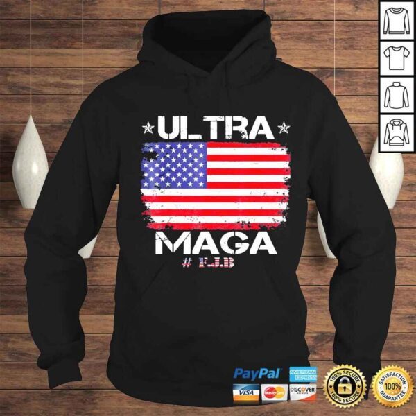 Retro American flag antI Joe Biden ultra maga patriotic usa shirt - Image 4