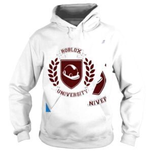 Hoodie Roblox University logo shirt