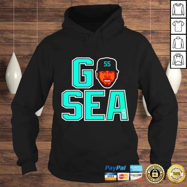 Roenis Elias Seattle Mariners Go Sea shirt - Image 4