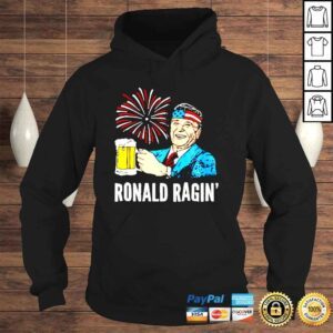 Hoodie Ronald Reagan beer firework Ronald Ragin 4th of July shirt