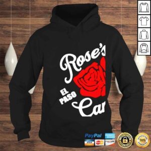 Hoodie Roses Cantina El Paso logo shirt