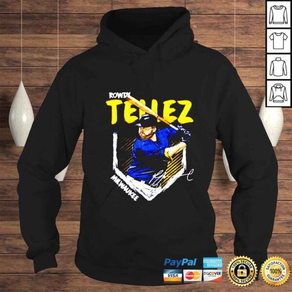 Rowdy Tellez Milwaukee Brewers Base signature shirt - Image 4