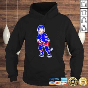 Hoodie Ryan Lindgren New York Rangers RL Black Eye shirt