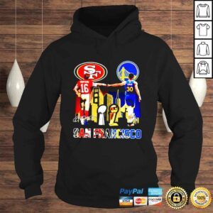 Hoodie San Francisco best players Montana and Curry champions signatures shirt