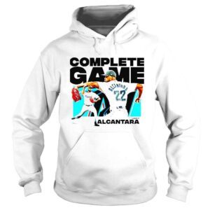 Hoodie Sandy Alcantara complete game poster shirt