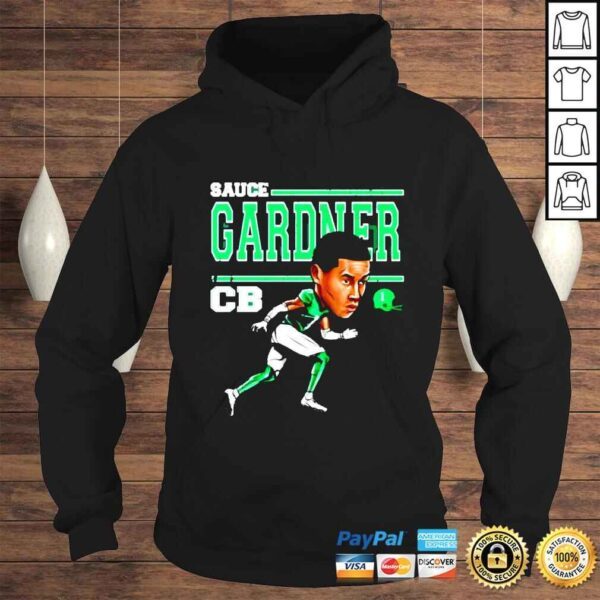 Sauce Gardner New York Jets Cartoon shirt - Image 4