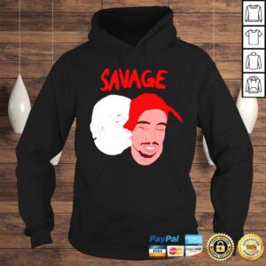 Hoodie Savage Albert Einstein and Tupac Shakur shirt