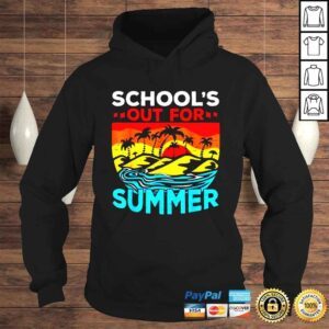 Hoodie Schools out for summer vintage shirt