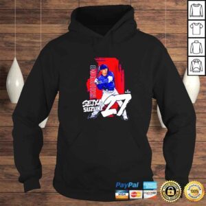 Hoodie Seiya Suzuki Chicago C State Baseball Shirt