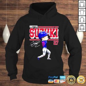 Hoodie Seiya Suzuki Chicago Cubs Cartoon Signature shirt