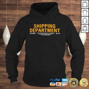 Hoodie Shipping Department Airrack Midnight shirt