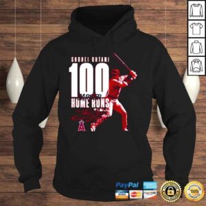 Hoodie Shohei Ohtani 100th Career Home Run Shirt