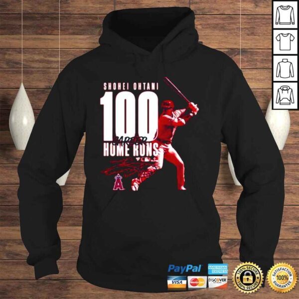 Shohei Ohtani 100th Career Home Run Shirt - Image 4